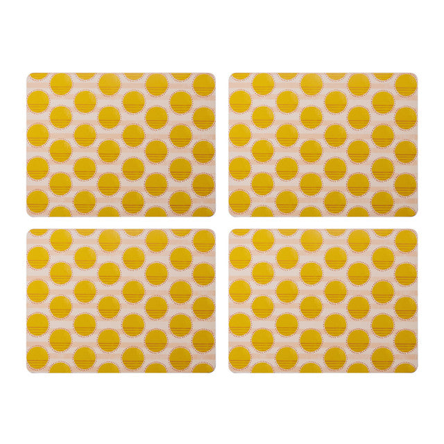 Spot Print Pack of 4 Placemats