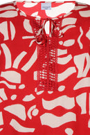 Bell Sleeve Top - Red