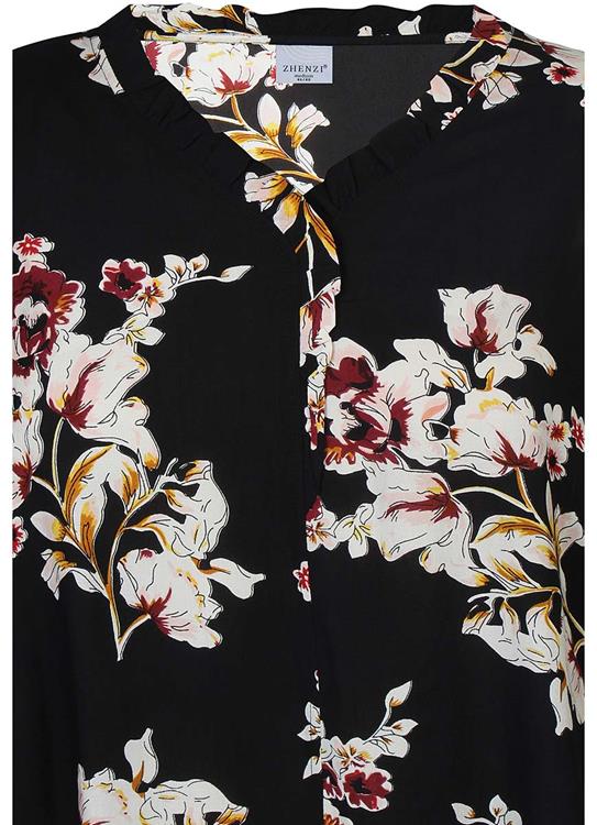 Black Print Top - Black Print