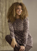 Leopard Print Top - Brown