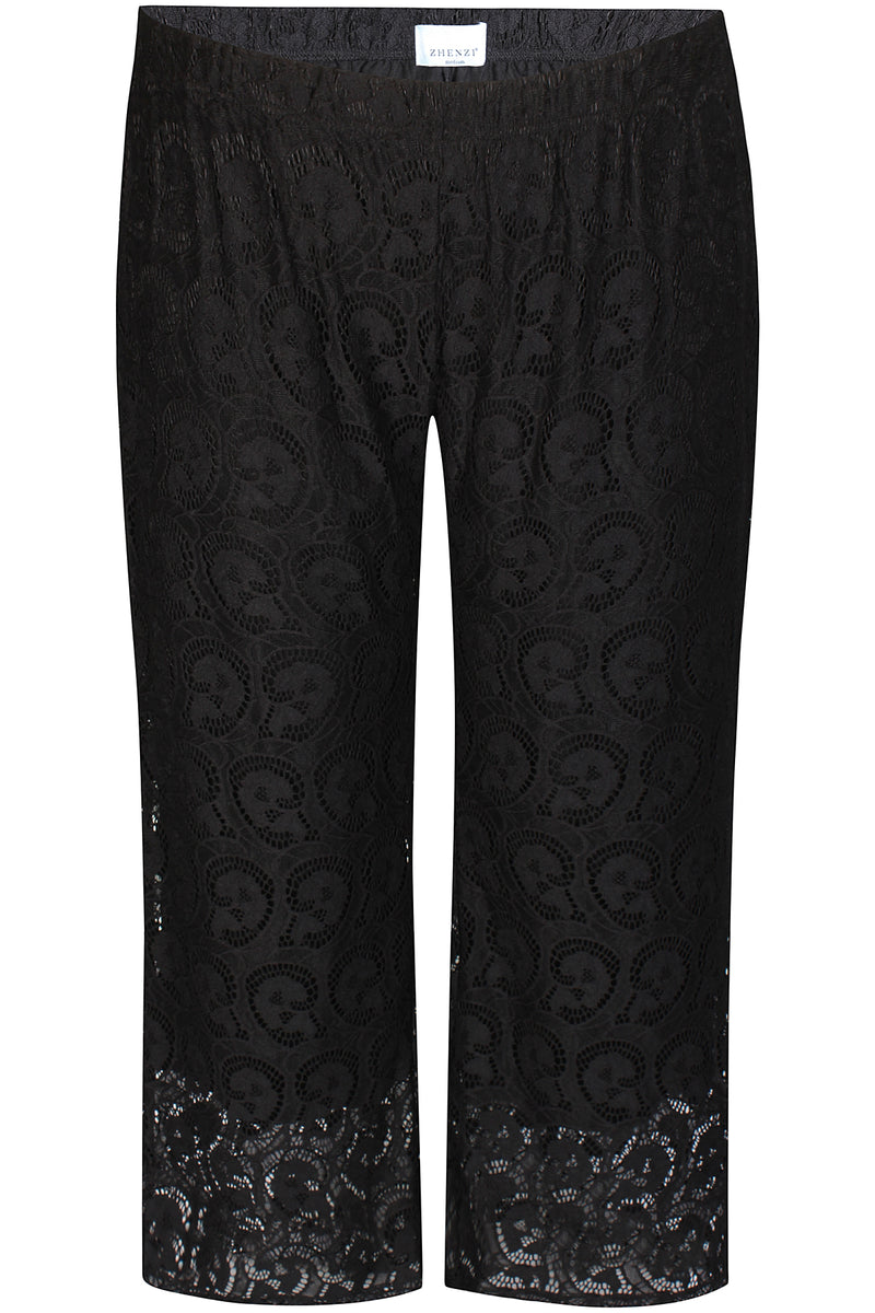 Lace Trousers - Black