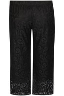 Lace Trousers - Black
