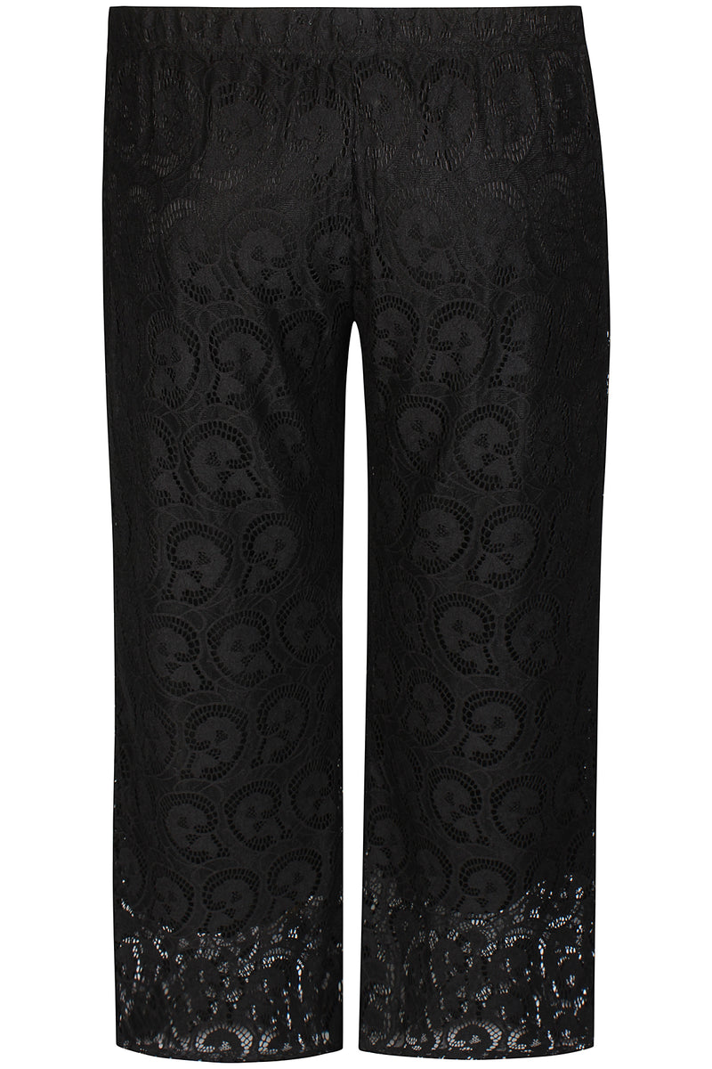 Lace Trousers - Black