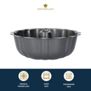 Non-Stick Fluted Ring Cake Pan, 27cm