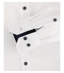 Long Sleeve Plain Shirt - White