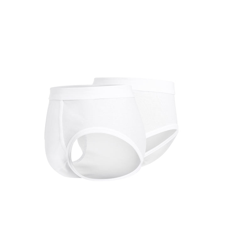 2 Pack Brief - White