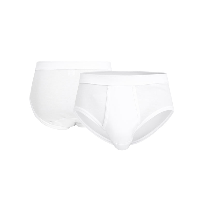2 Pack Brief - White
