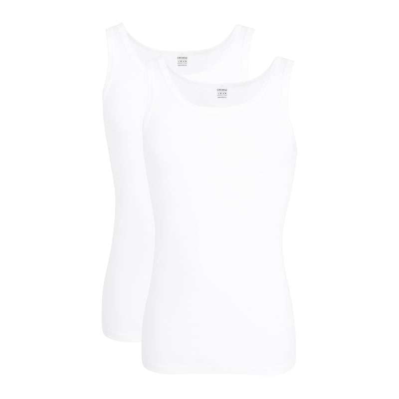 2 Pack Vest - White