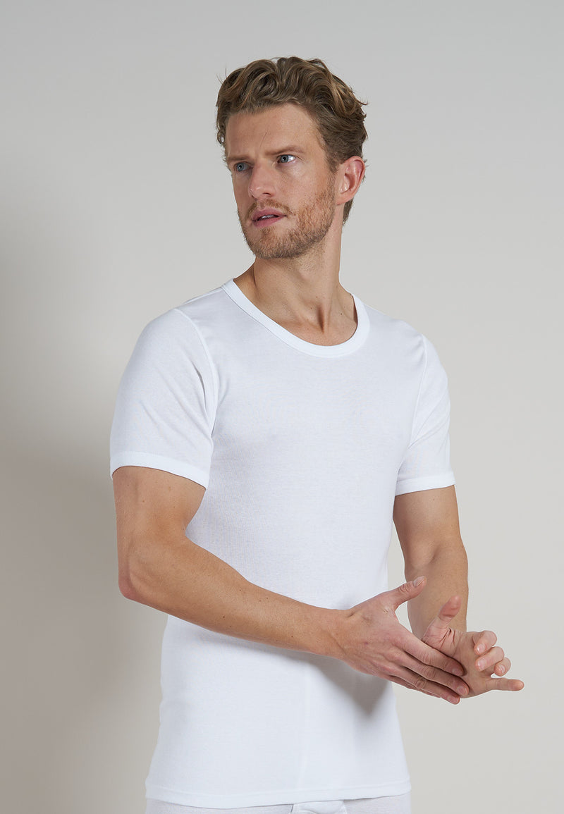 Short Sleeve Vest - White