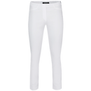 Rose Crop Trouser - White