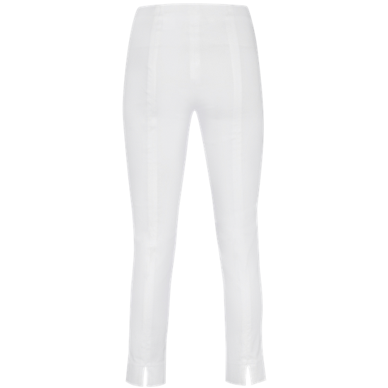 Rose Crop Trouser - White