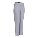 Bella Turn Up Crop Trouser - Pearl Grey