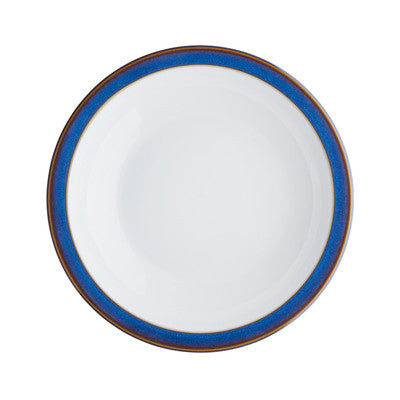 Imperial Blue Shallow Rimmed Bowl