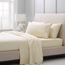 1000TC Cotton Sateen Flat Sheet - Chalk