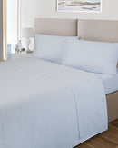 Brushed Cotton Flat Sheet - Blue