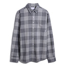 Talbot Check Button Down Shirt - Grey Marl