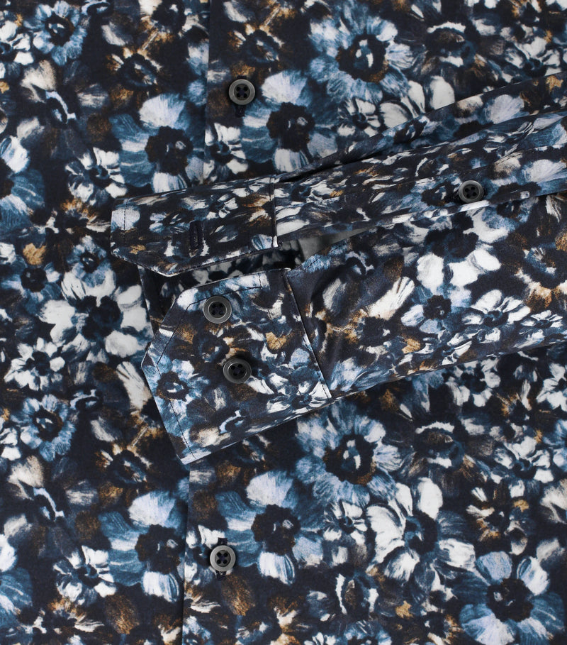 Body Fit Shirt - Dark Blue