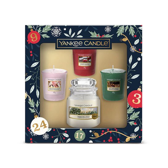 Small Jar & 3 Votive Gift Set
