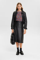 Long Sleeve Print T-Shirt - Navy