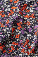 Long Sleeve Print T-Shirt - Navy