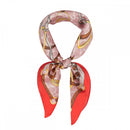 Signature Print Silk Scarf - Red