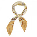 Signature Print Silk Scarf - Camel