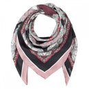Paisley Sandwashed Silk Scarf - Dark Rose