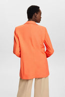 Oversized Blazer - Orange Red