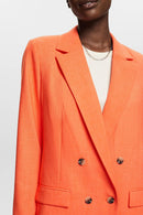 Oversized Blazer - Orange Red