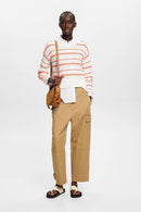 Crochet Crop Jumper - Off White