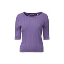 Ribbed Fitted Jumper - Lavender