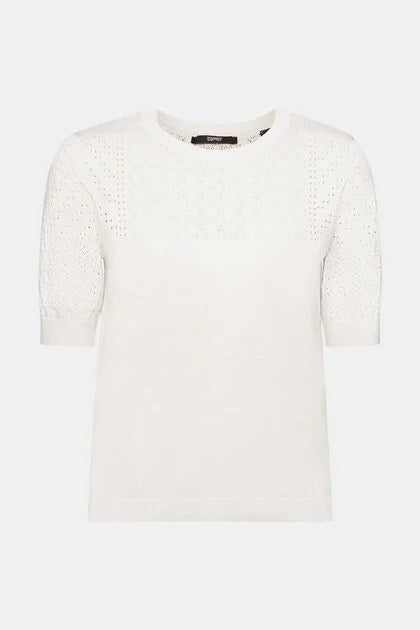 Short Sleeve Jumper - Pastel Grey