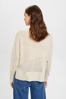 Slub Jumper - Light Taupe