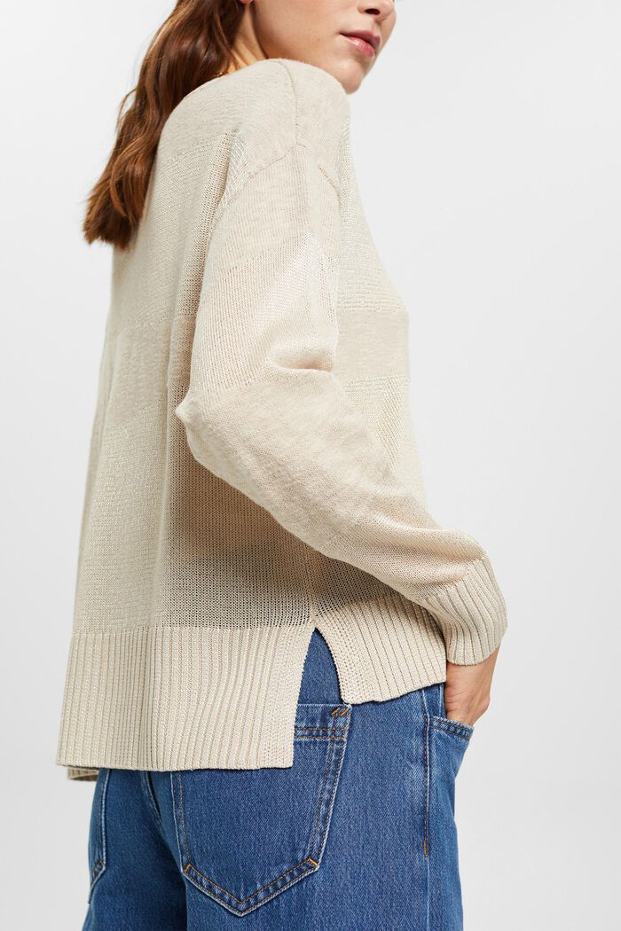 Slub Jumper - Light Taupe