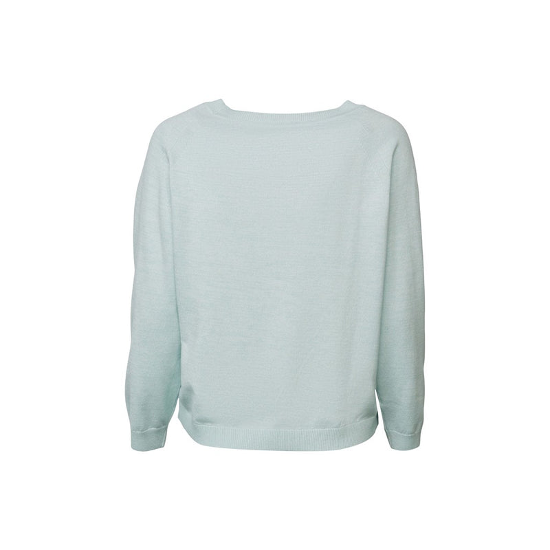 Basic Batwing Jumper - Aqua Green
