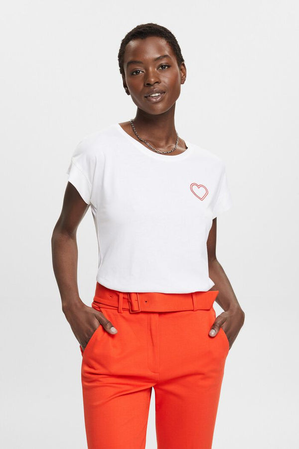 Heart Logo T-Shirt - White