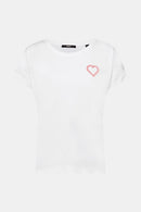 Heart Logo T-Shirt - White