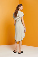 Crinkle Dress - Green