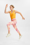 Print Leggings - Golden Orange