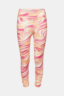 Print Leggings - Golden Orange