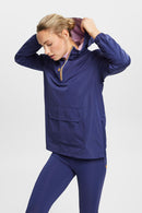 Hooded Windbreaker - Navy