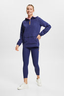 Hooded Windbreaker - Navy