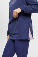 Hooded Windbreaker - Navy