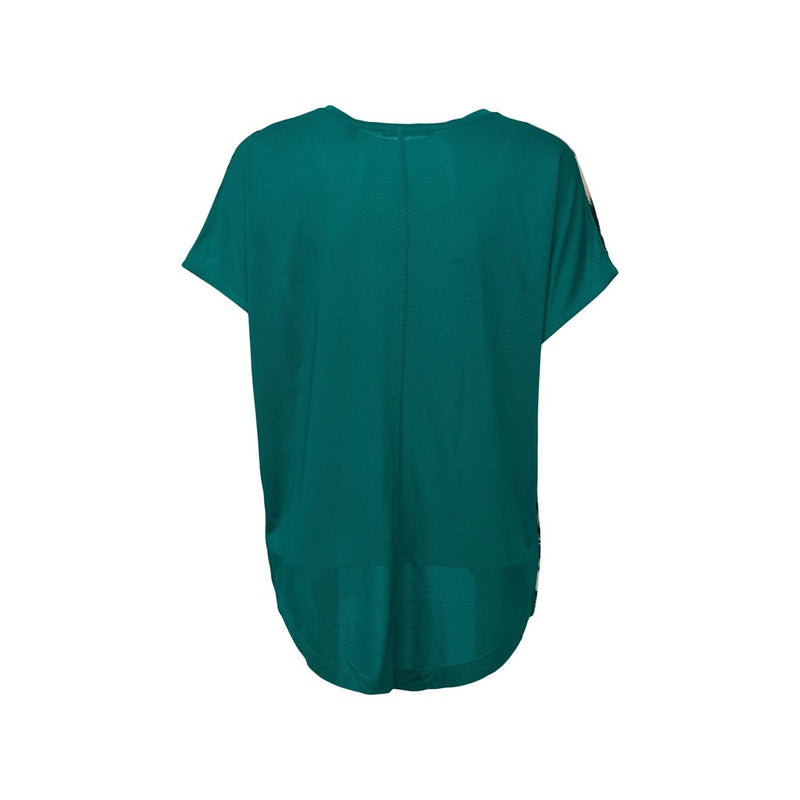 Print SS T-Shirt - Emerald Green