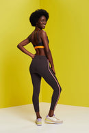 Side Stripe Leggings - Antracite