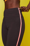 Side Stripe Leggings - Antracite