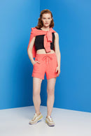 Jog Shorts - Coral