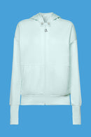 Zip Hoodie - Aqua Green