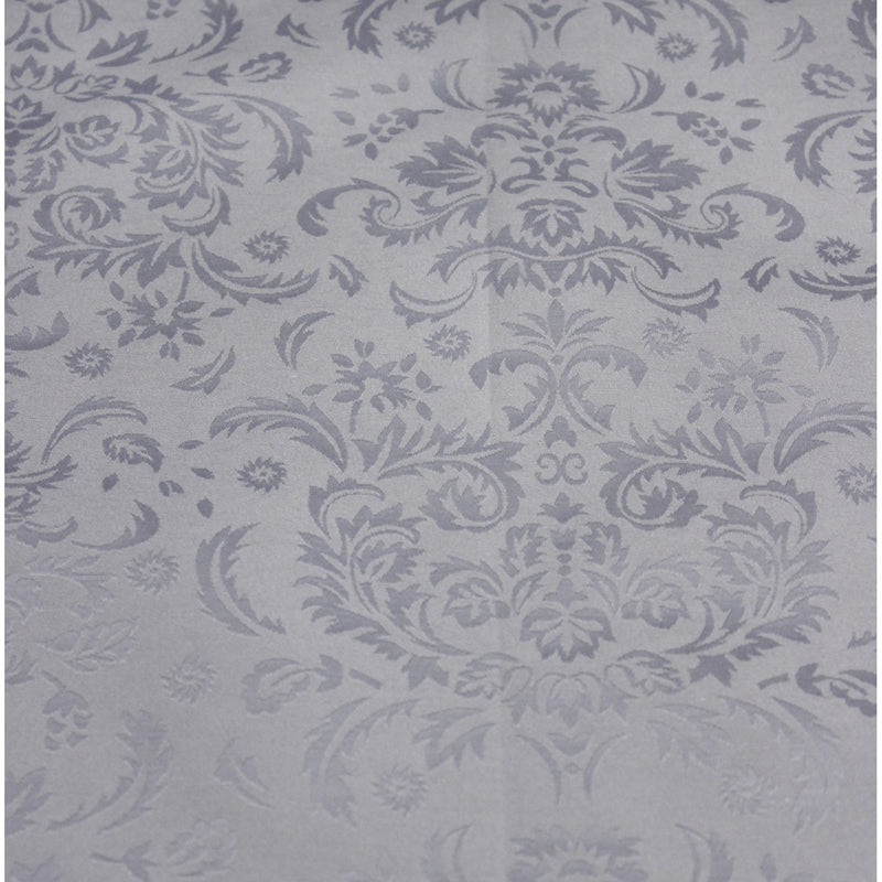 Caroline Damask Tablecloth 59" x 100" - Silver