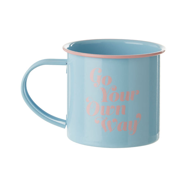 Mimo Go Your Own Way Enamel Mug